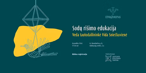 Sod\u0173 ri\u0161imo edukacija (registracija sustabdyta)