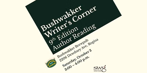 Bushwakker Writer\u2019s Corner 9th Edition Author Reading