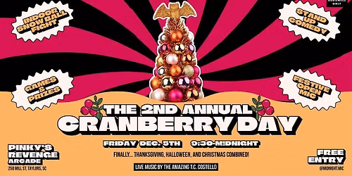 The 2nd Annual Cranberry Day: Comedy, Games & Prizes, Indoor Snowball Fight