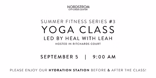 Yoga Class Led by Heal with Leah | Summer Fitness Series #3