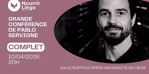 [COMPLET] Grande Conf\u00e9rence de Pablo Servigne 