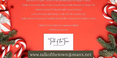 Festive Three Course Menu 2015