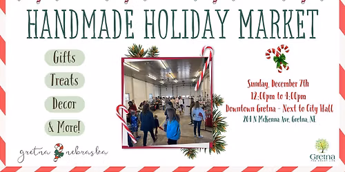 Handmade Holiday Market in Downtown Gretna