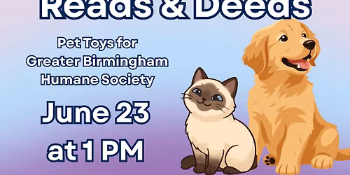 Reads & Deeds: Pet Toys
