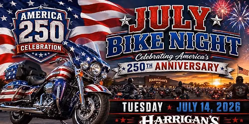 July Bike Night at Harrigan's