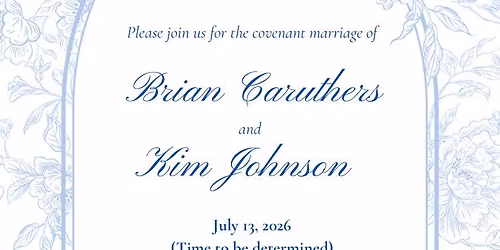 Covenant marriage-Brian & Kim