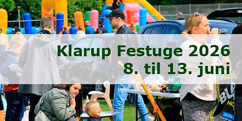 \ud83d\ude97\ud83d\udecd\ufe0f Stort bagagerumsmarked til Klarup Festuge 2026 \ud83d\udecd\ufe0f\ud83d\ude97