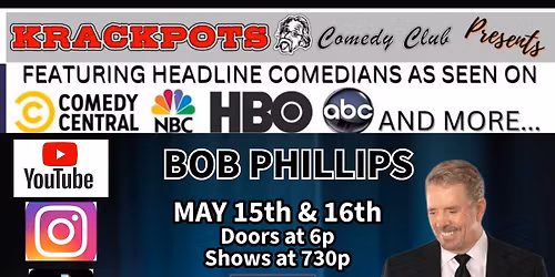 BOB PHILLIPS at KRACKPOTS COMEDY CLUB, MASSILLON