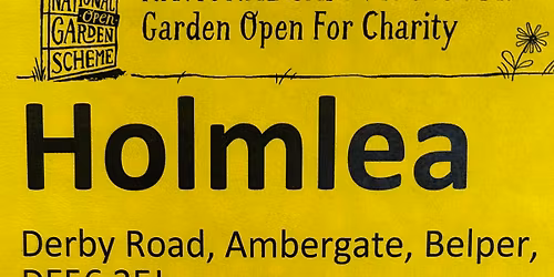 Holmlea open garden