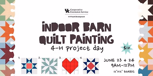 4-H Indoor Barn Quilt Project Day