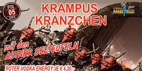 \ud83d\ude08 KRAMPUS KR\u00c4NZCHEN MIT DEN ASTNER SEETEUFELN \ud83d\ude08 - Linzer Mausefalle