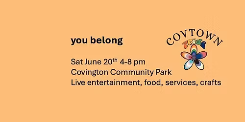 CovTownPride Community Celebration!