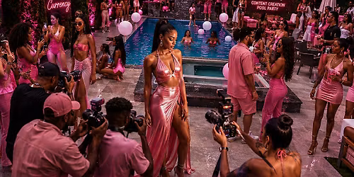 ALL PINK EVERYTHING: Pool Party, Fashion Show & Luxury Cars