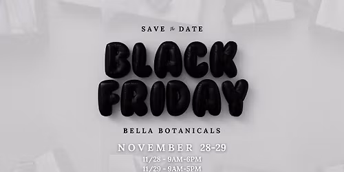 Black Friday & Small Business Saturday