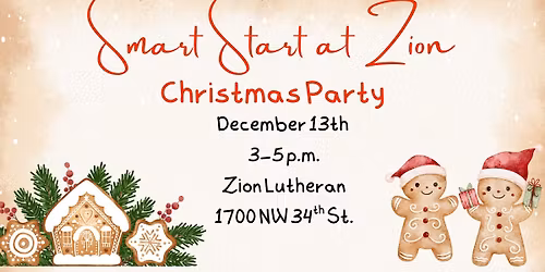 Smart Start at Zion Christmas Party