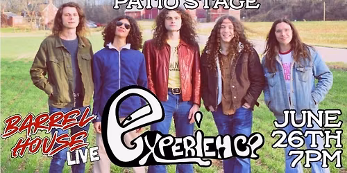 Experience at Barrel House Live! Patio Stage!