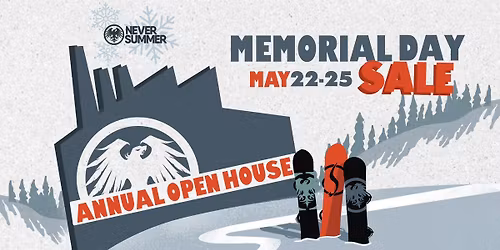 Never Summer Annual Open House Sale