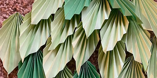 Origami Leaf Canvas Art