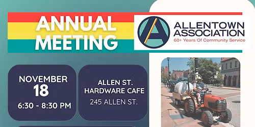 Annual Meeting of The Allentown Association, Inc.