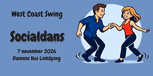 Socialdans i West Coast Swing den 7 november 2026