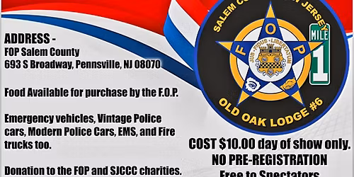 Salem County FOP All American  Car Show
