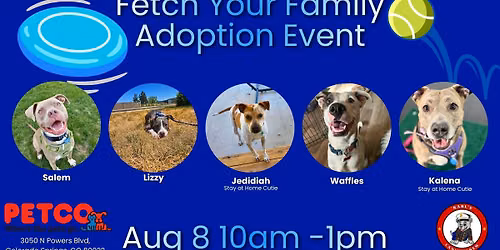 \ud83d\udc3e KCK's Fetch Your Family Adoption Event \ud83d\udc3e
