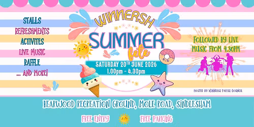 Winnersh Summer Fete + 'WinnFest' Live Music