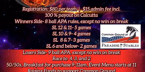 Frederick Moose Riders Pool Tournament