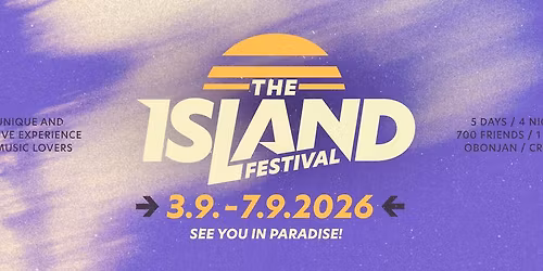 The Island Festival, Croatia - 2026