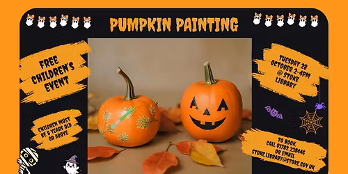 Children's Pumpkin Painting