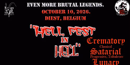 "Hellfest in Hell", SATARIAL+\/ Diest, Belgium.
