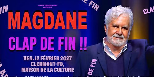 Roland Magdane \u00e0 la Maison de la culture \u00e0 Clermont 