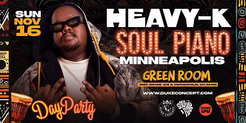 Soul Piano Minneapolis DAY Party Ft Heavy-K