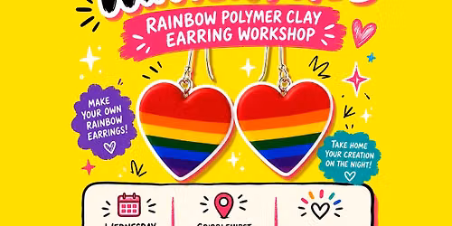 Rainbow Polymer Clay Earring Workshop