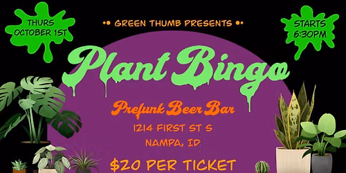 Green Thumb Plant Bingo