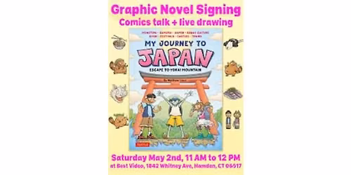 My Journey to Japan: Graphic Novel Signing and Live Drawing