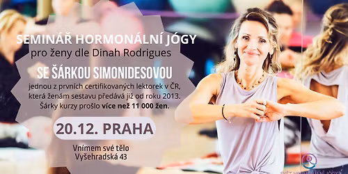 Jednodenn\u00ed semin\u00e1\u0159 hormon\u00e1ln\u00ed j\u00f3gy | Praha