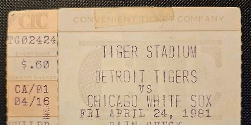 Detroit Tigers at Chicago White Sox at Rate Field