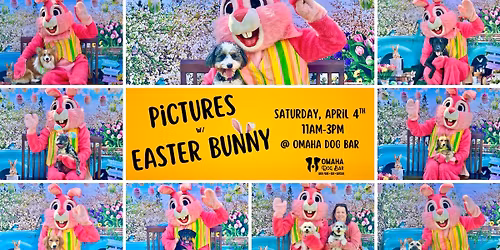 FREE Photos with the Easter Bunny @ Omaha Dog Bar