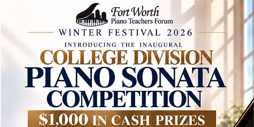 College Division Piano Sonata Competition