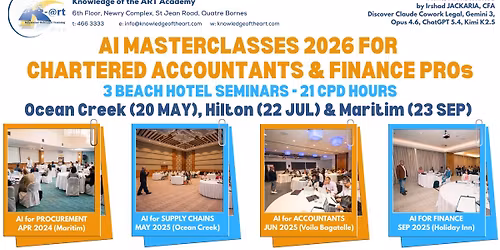 AI Masterclasses for Chartered Accountants and Finance Professionals (HRDC Refund 90%)