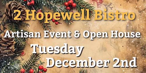 Holiday Artisan Market - 2 Hopewell Bistro 