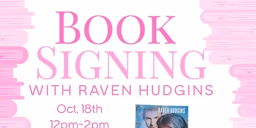 Book signing with Raven Hudgins