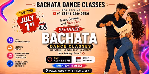 Learn Bachata in 6 Weeks - No Partner Or Experience Needed