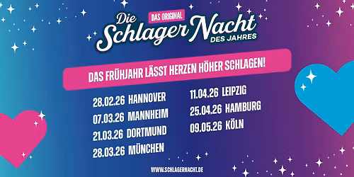 Die Schlagernacht des Jahres 2026 - DAS ORIGINAL | K\u00f6ln