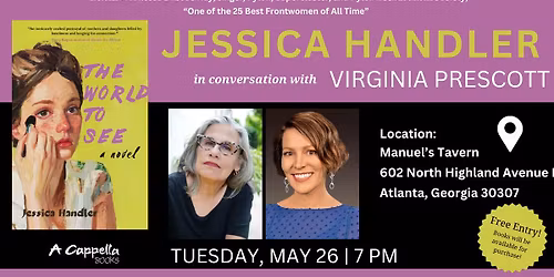 Jessica Handler in conversation with Virginia Prescott | The World to See