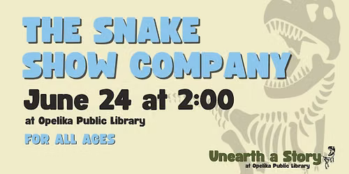 The Snake Show Company at Opelika Public Library