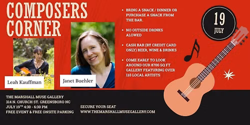 Composer's Corner ft. Leah Kauffman and Janet Buehler