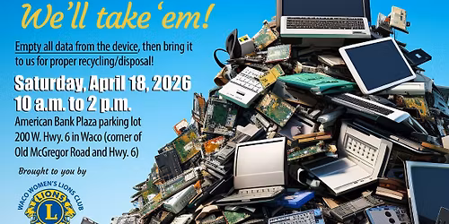 Electronics Recyling\/Disposal Event
