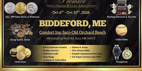 Biddeford, ME Roadshow- A free, Five Day Only Buying Event